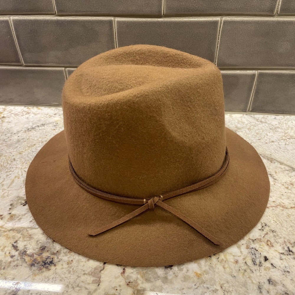 Nine West, Felt Almond Crown Panama Hat